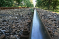 Spoorlijntje langs Kayersdijk, nog slechts in gebruik door stoomtrein en composttreintje. gm[[52.18241861286841, 5.982656478881836]]